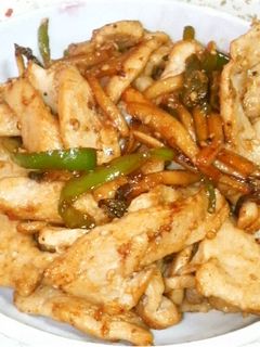 鶏ささみの胡麻マヨ炒め-レシピのメイン写真