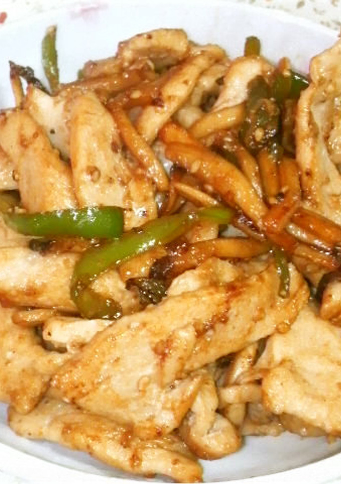 鶏ささみの胡麻マヨ炒め-レシピのメイン写真