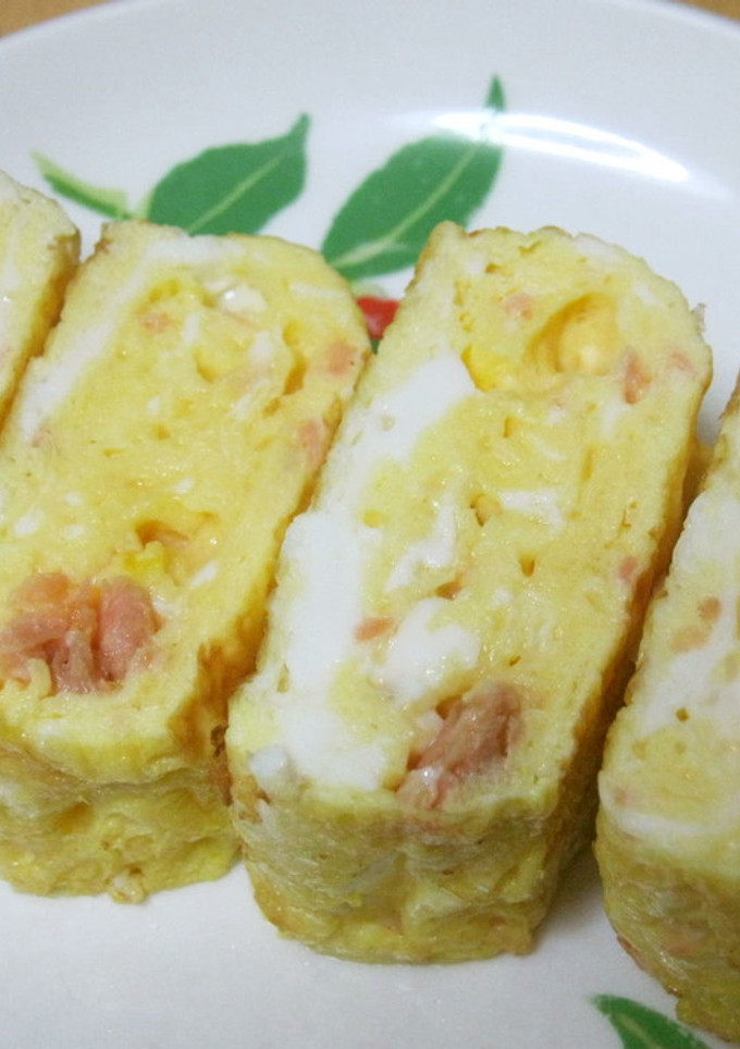 残り物を使って厚焼き玉子-レシピのメイン写真