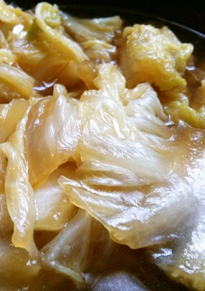 味がしみておいしいよ！白菜の炒め煮-レシピのメイン写真