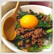 豚そぼろオイスター丼♬