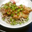 ちゅるちゅる☆さっぱりとろーり肉蕎麦☆