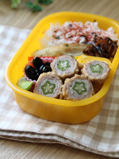 お弁当に♡オクラの豚肉巻き-レシピのメイン写真