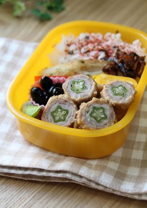 お弁当に♡オクラの豚肉巻き-レシピのメイン写真