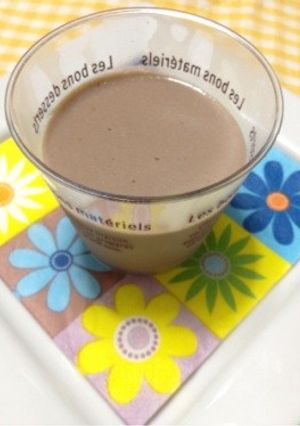 なめらか豆腐ココアプリン-レシピのメイン写真