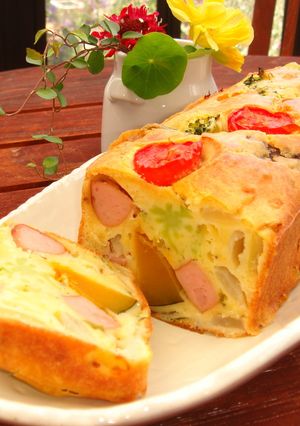 お総菜をリメイク♪おかずケーキ-レシピのメイン写真