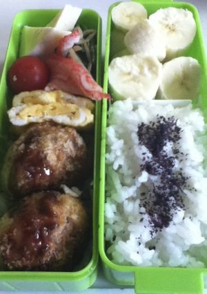 毎日のお弁当　11（ポテトコロッケ）-レシピのメイン写真