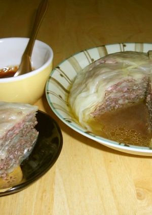 レンジで簡単キャベツのミルフィーユ-レシピのメイン写真