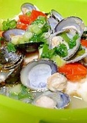 しじみと白身魚の蒸し-レシピのメイン写真