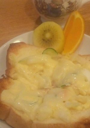 簡単ポテサラトースト-レシピのメイン写真