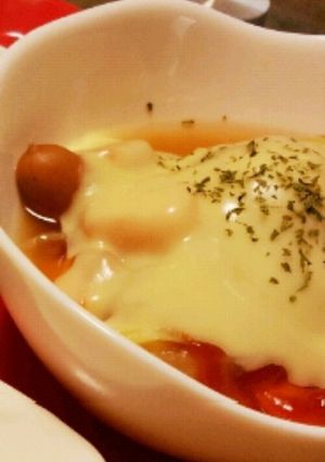 レンジで簡単リメイク!チーズケチャポトフ-レシピのメイン写真