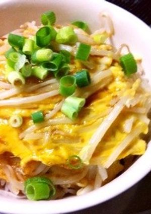 簡単節約ランチ☆もやし卵の甘酢あんかけ丼-レシピのメイン写真