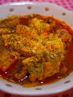 鶏肉のトマト煮チーズのせ♪-レシピのメイン写真