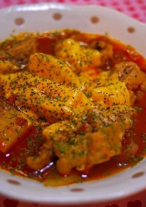 鶏肉のトマト煮チーズのせ♪-レシピのメイン写真