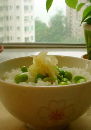 とっても簡単！彩りきれいな 枝豆ごはん-レシピのメイン写真