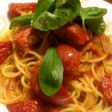 濃い!トマトだけのトマトソースパスタ