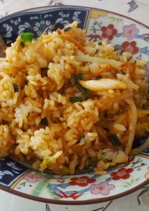 VEGANのキムチチャーハン-レシピのメイン写真