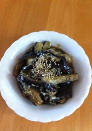 本場韓国、茄子のナムル-レシピのメイン写真