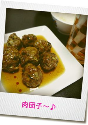 おつゆふで肉団子♪-レシピのメイン写真