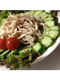 簡単!鶏むね肉で〜棒々鶏〜-レシピのメイン写真