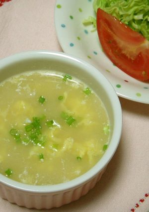 チーズ入り☆ たまごのコンソメスープ♪-レシピのメイン写真