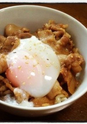 豚丼！温泉卵のせ☆-レシピのメイン写真