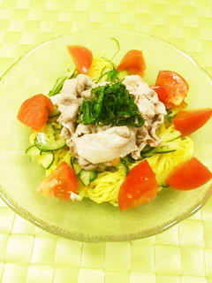★冷しゃぶサラダラーメン★-レシピのメイン写真