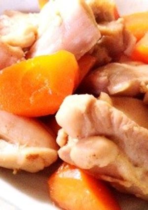 ◇鶏肉と人参の煮物◇-レシピのメイン写真