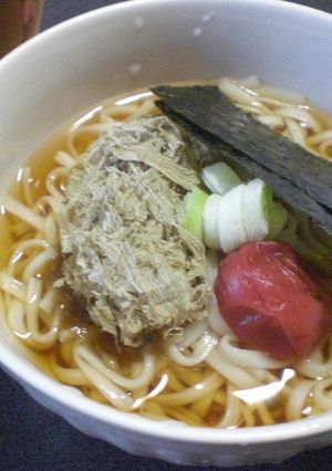 さっぱり！梅・とろろうどん-レシピのメイン写真