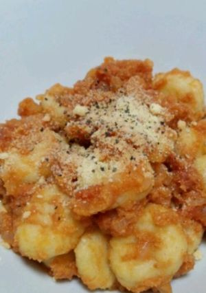 おから入りトマトソースDEおからニョッキ-レシピのメイン写真