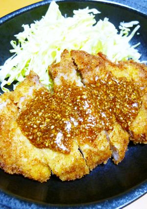 父の日に！塩麹とんかつ★ごまソース-レシピのメイン写真