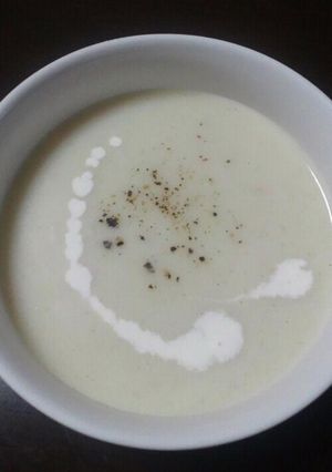 新タマネギの冷たいスープ-レシピのメイン写真