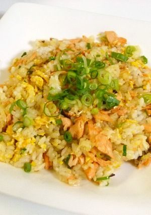 鮭チャーハン-レシピのメイン写真