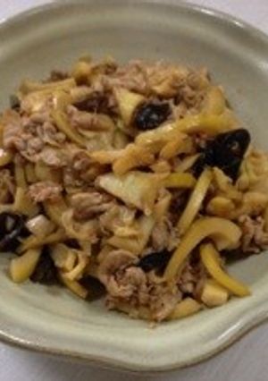破竹の豚肉炒め-レシピのメイン写真