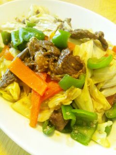 牛肉の味噌野菜炒め-レシピのメイン写真