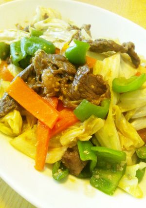 牛肉の味噌野菜炒め-レシピのメイン写真