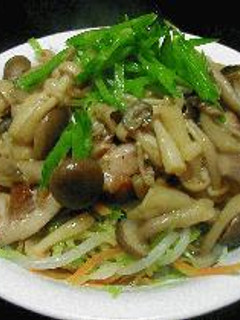 鶏肉とゆで野菜のキノコあんかけ-レシピのメイン写真