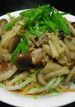 鶏肉とゆで野菜のキノコあんかけ-レシピのメイン写真