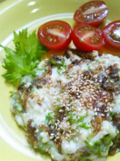 塩麹と豆腐とオクラのもちもち焼き。-レシピのメイン写真