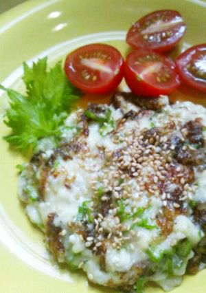 塩麹と豆腐とオクラのもちもち焼き。-レシピのメイン写真