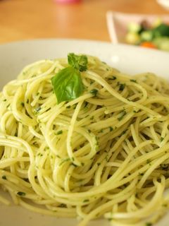 シンプル!バジルのパスタ-レシピのメイン写真