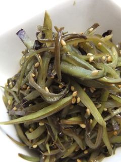 茄子の皮のナムル-レシピのメイン写真