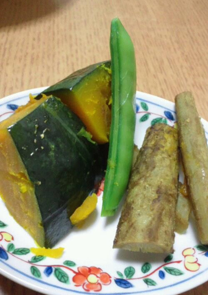 ごぼうとかぼちゃの簡単煮物-レシピのメイン写真