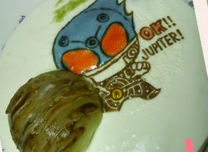 ゼリーとオブラートでキャラケーキ-レシピのメイン写真