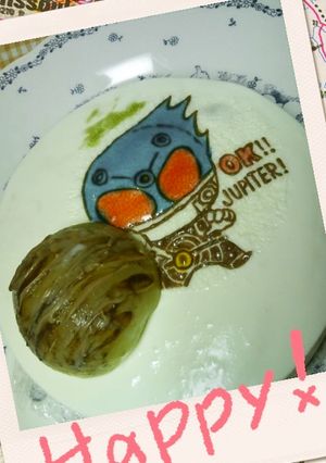 ゼリーとオブラートでキャラケーキ-レシピのメイン写真