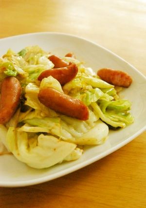 ソーセージの回鍋肉風　【糖質制限】-レシピのメイン写真