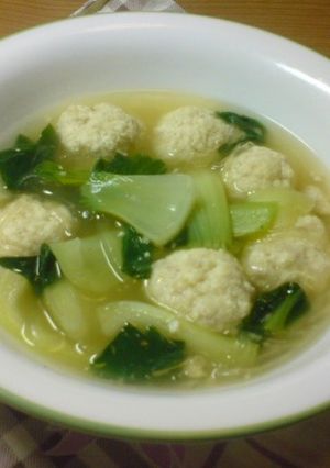 お母さんの鶏だんごスープ-レシピのメイン写真