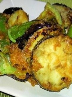 茄子とピーマンの味噌炒め-レシピのメイン写真