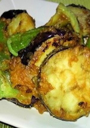 茄子とピーマンの味噌炒め-レシピのメイン写真