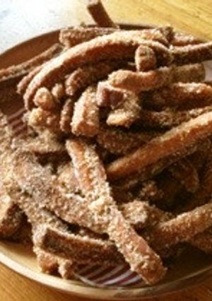 日本のお母さんの味!パン耳チュロス-レシピのメイン写真